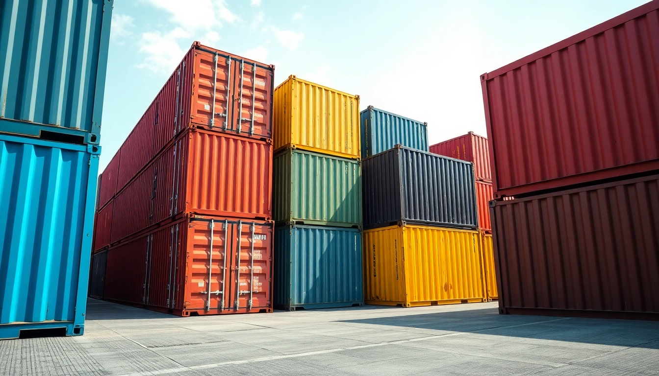 Efficient container rental solutions with secure shipping containers ready for quick deployment