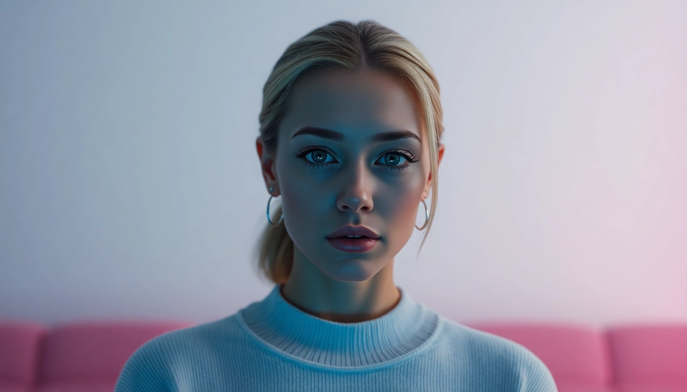 High-quality NSFW AI image depicting a hyper-realistic digital influencer with vibrant colors and detailed textures, designed for realistic visual storytelling.