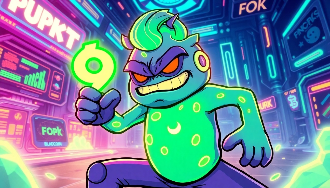 Angry Pepe Fork Army unites in a bold digital art scene promoting meme coin gaming and
