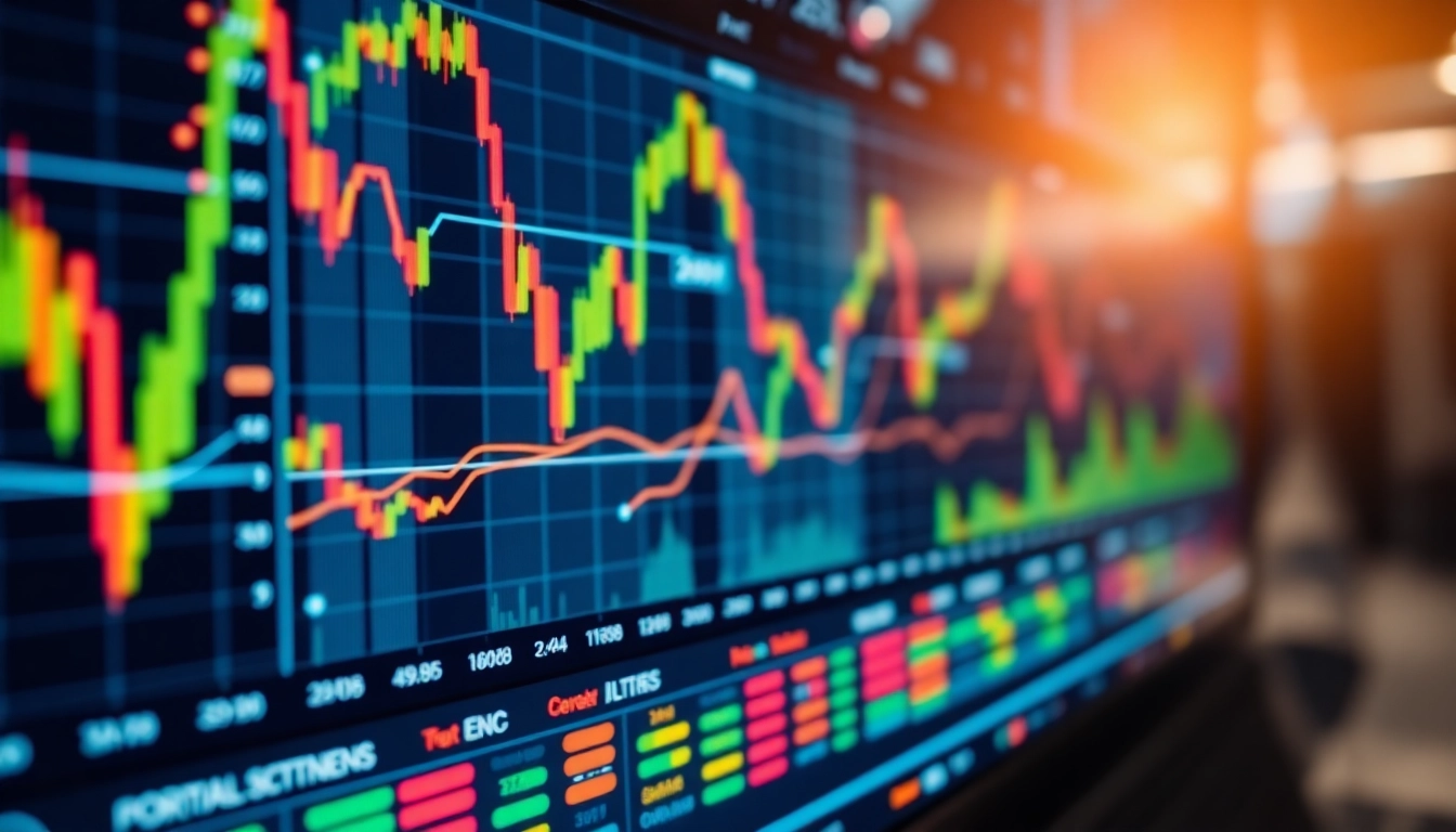 Trading view platform showcasing live market charts and analysis for investors and traders